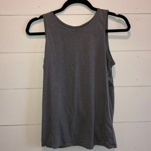 Open back workout tank